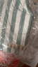 无印良品（MUJI）大童 圆领 条纹长袖T恤 童装打底衫儿童男童女童  CB1JGA4A 烟熏绿色条纹 140cm /68A 实拍图