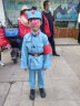 八路军演出服红军抗战服装服装新四军儿童舞台表演服装 蓝色套装 130cm 晒单实拍图