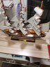 Snnei仿真实木帆船模型摆件 创意一帆风顺手工艺船 开业礼品乔迁礼物 《韦斯普奇号》62cm成品 实拍图