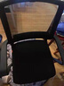 恩希仕电脑椅办公室椅子会议椅靠背弓形书桌家用简约舒适久坐人体工学椅 【加粗一体成型】弓形款黑框黑网 固定扶手 钢制脚 实拍图