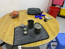 IKXO高端纯钛旅行茶具套装一壶二三五杯便携式双层快客杯户外随身茶具 一壶二杯(主人杯+茶杯x1) 实拍图