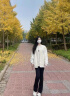 OLDER SEA微喇牛仔裤女2025年春夏季新款小个子高腰显瘦梨形身材喇叭裤子女 黑色 S 建议85-93斤 实拍图