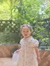 女童旗袍夏一岁女宝宝小裙子夏装衣服童装婴儿连衣裙儿童汉服夏季 紫色碎花 110 实拍图