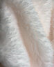 冰洁（BINGJIE）女士夹克秋季新款纯色珊瑚绒潮流休闲立领短外套 白色 2XL 实拍图