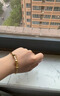 周生生素圈黄金手镯 光面圆杆足金金珠手环可配串珠 90194K计价 07圈 - 12.06克(含工费400元) 实拍图