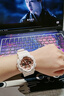 卡西欧（CASIO） 女表G-SHOCK GIRLS防震运动樱花粉石英表日韩表女士腕表送女友 GMA-S120MF-4A樱花粉 实拍图