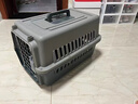 瓜洲牧宠物航空箱猫笼子便携外出车载狗狗托运箱狗笼大型犬专用国航出行 灰色【送挂碗+隔板+尿垫】 实拍图