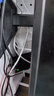 慈慈超薄扁头小型插线板靠墙两脚转换器迷你小巧学生宿舍家用插板接线板 [2脚插头]6插位 全长1.8米 X003  实拍图