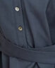 ROEYSHOUSE罗衣通勤连袖连衣裙女2024春夏新款优雅简约系带大摆裙子10222 深蓝色 XL 晒单实拍图