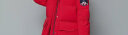 雅鹿羽绒服女新款户外极寒羽绒保暖羽绒F 红色 160/M（110-125斤） 实拍图