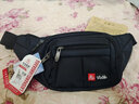 书果儿(SHU GUO ER)多功能男女士骑行运动贴身牛津布腰包运动胸包大容量 深蓝#B321 实拍图