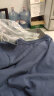 AK ARMY纯棉重磅短袖t恤男夏季款男士休闲百搭圆领复古体恤纯色打底衫 海军蓝 L 实拍图