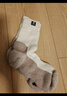凯乐石（KAILAS）户外登山徒步羊毛袜透气保暖吸湿排汗加厚弹力防汗臭中帮旅行袜子 男款深卡其（羊毛） M（男40-42 女38-40） 实拍图