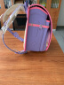 Dioorso日本小学生书包男女儿童护脊双肩背包1-3-5年级减负耐磨防水贵族 牛仔紫色（100%日本品牌） 实拍图
