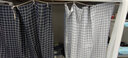 云瑾学生宿舍床帘下铺强遮光布帘子上铺寝室男女生单人隔音防尘帘 黑格子/2片帘 1.2m高(下铺) 实拍图