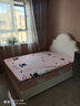 云朵家具 小美式儿童床公主床单人床布艺床实木床铺男孩女孩小学生少女生1.5米粉色组装定制简约卧室软床 【单床+护脊席梦思床垫】 1.5*2.0米 实拍图