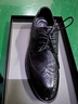奥康（Aokang）男士商务正装皮鞋婚宴雕花牛皮布洛克鞋子黑色38码 实拍图