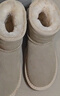 意尔康女靴雪地靴女冬季厚底加绒加厚保暖棉鞋百搭中筒短靴妈妈棉靴子 米白色 加绒 【靴筒羊毛内里】 35 实拍图
