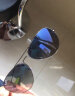 雷朋（RayBan）经典飞行员系列太阳镜开车骑行钓鱼墨镜男女款时尚眼镜0RB3025 004/78枪色镜框蓝灰色偏光镜片 尺寸58 实拍图