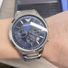 安普里奥·阿玛尼（Emporio Armani） 手表男多功能商务情人节生日礼物送男友防水电子石英男表 蓝盘钢带 AR2448 实拍图
