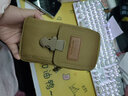 察今 新款男手机腰包穿皮带手机套7.2寸多功能横竖款防泼水手机包挂包 卡其色恒款三层7.2英寸 实拍图