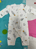 优奇婴儿衣服新生儿纯棉连体衣春秋初生儿0-3个月宝宝内衣刚出生睡衣 2件【四季款】云朵儿+萝卜兔 66cm 实拍图