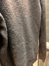 GENIOLAMODE森马集团加绒毛衣男士冬季加厚羊绒打底毛线针织衫男装 灰色 3XL 实拍图