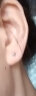 银奥999纯银耳钉女高级感珍珠耳环2024年新款耳骨养耳洞足银银针耳饰 999耳钉3mm一对（2只价） 晒单实拍图