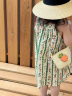 班喜迪六一儿童节礼物女童夏装连衣裙儿童吊带沙滩公主裙宝宝裙子夏季 绿色 130cm 晒单实拍图