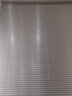 美尔耐L型百叶窗帘免打孔定制铝合金卫生间浴室厨房卧室隐私Z帘透气防窥 6025免打孔【拉丝】银色 1平方米 实拍图