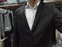 HAIPAIHAOYU长袖衬衫男士商务正装免烫白色衬衣职业装纯色微弹力男装商务休闲 3001白色 40 (175) 120-140斤 实拍图