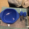 MARCUS&MARCUS 宝宝儿童训练餐具套装不锈钢勺叉硅胶吸盘婴儿辅食碗 蓝色 实拍图