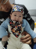 贝娜茜婴儿帽子春秋薄款可爱女宝宝秋冬婴幼儿男童头巾夏季胎帽海盗帽男 招财猫--套装 3-6个月 实拍图