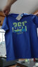 361°童装儿童短袖2024夏季男童短袖t恤男大童夏季短袖上衣 蓝 140 实拍图