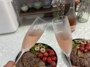 格娜斯（CRISTALGLASS）欧式香槟杯套装水晶玻璃红酒杯高脚杯一对起泡酒杯130ml 两只 晒单实拍图