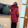 俞兆林（YUZHAOLIN）中老年女装妈妈冬装外套2023新款老年人棉服女中长款棉袄加绒加厚 紫红色 3XL(建议120-135斤穿） 晒单实拍图
