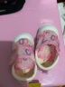托姆贝克（ThomBaker）婴儿学步鞋夏季网鞋凉鞋透气男女宝宝鞋小童鞋1-3岁软底防滑鞋 粉色字母 17码 (内长13cm / 适合脚长12.5 实拍图