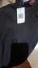 真维斯（Jeanswest）德绒打底衫女装秋冬季长袖t恤上衣服加绒保暖加厚内搭半高领秋衣 黑色 小砂纸星星_K_左领角 XL 实拍图