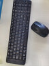 罗技（Logitech）MK220 键鼠套装 无线键鼠套装 办公键鼠套装  多媒体键鼠套装 带无线2.4G接收器 黑色 实拍图