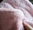 BURLEMON双面珊瑚绒外套情侣款毛绒开衫柔软舒适居家服休闲加厚保暖抓绒衣 XDS8888粉色-女 XL 实拍图