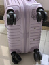 纯奢（CHEYSIR）五轮超大容量行李箱万向轮PC拉杆箱男女学生旅行箱密码箱包皮箱子 旗舰款-熏衣紫·杯架+USB双充电口 20英寸 -抗菌内里【常规4轮-小型登机箱】 实拍图
