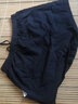 浪莎棉麻运动短裤女夏宽松休闲高腰阔腿a字休闲热裤 黑色 L码（适合120-140斤） 实拍图