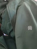马登工装美式复古运动夹克可拆卸双拉链短款上衣拼接字母外套男潮秋季 绿色 /阿登纳绿 S 实拍图