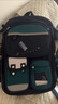 派格威新款小学生书包男孩一二三到六年级儿童耐磨男生减负双肩包大容量 绿色+(挂饰+6件套+手表+笔盒) 大号3-6年级 实拍图