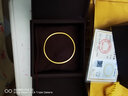 中国黄金（CHINA GOLD）足金999黄金手镯子古法素圈传承光圈送女朋友老婆生日情人节礼物 实心定制款25.2g【3-5工作日】 实拍图