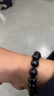 雅薇妮纯黑乌金天然黑曜石手链男士女款貔貅佛珠手串本命年饰品 黑曜石全珠款6mm 实拍图
