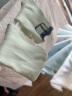 十月结晶婴儿袜3双亲肤柔软男女宝宝新生儿可爱超萌四季袜 绿+灰+蓝 实拍图