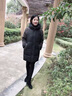 芙琦莱 中老年女装冬装棉服胖妈妈2025加肥加大保暖中长款外套中年棉衣 黑色【高品质棉衣】 /赠送运费险 XL 【建议106斤以下】 实拍图