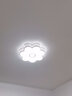 卧室灯吸顶灯圆形无极遥控led灯具简约现代温馨浪漫薄家用房间灯 花朵 直径50cm  36w无极 实拍图