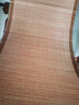 月语家纺 学生宿舍竹席凉席单人席子0.9m夏季寝室上下铺床1.2米双面席 水磨碳化竹席 70*190cm【配冰丝枕套】 实拍图